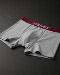 Heather grey & red pack of 2 boxer brief