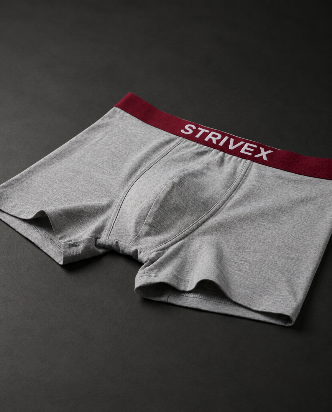 Heather grey & red pack of 2 boxer brief
