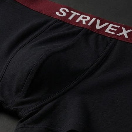 Black & red pack of 2 boxer brief