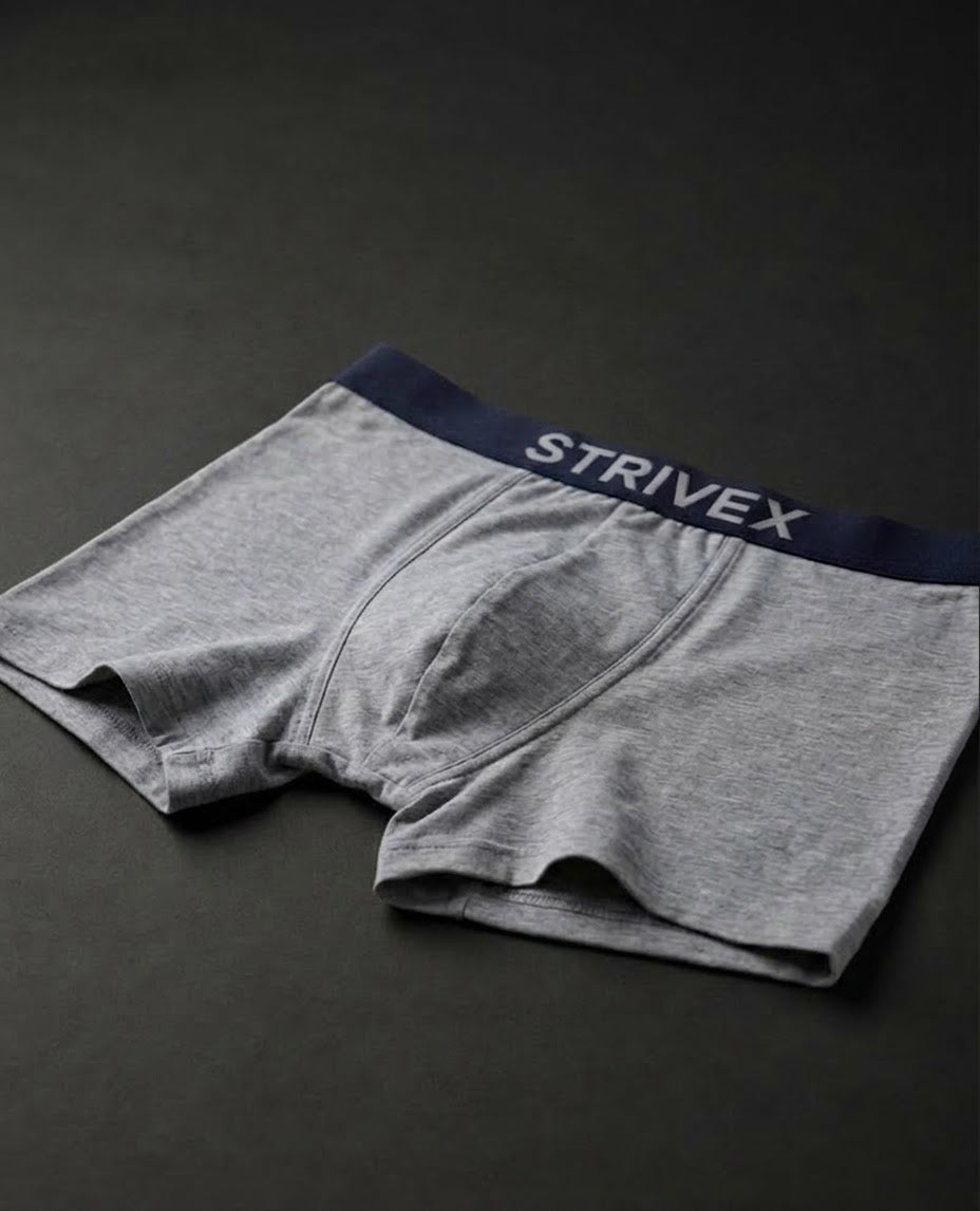 Heather Grey & black   pack of 2 Boxer Briefs