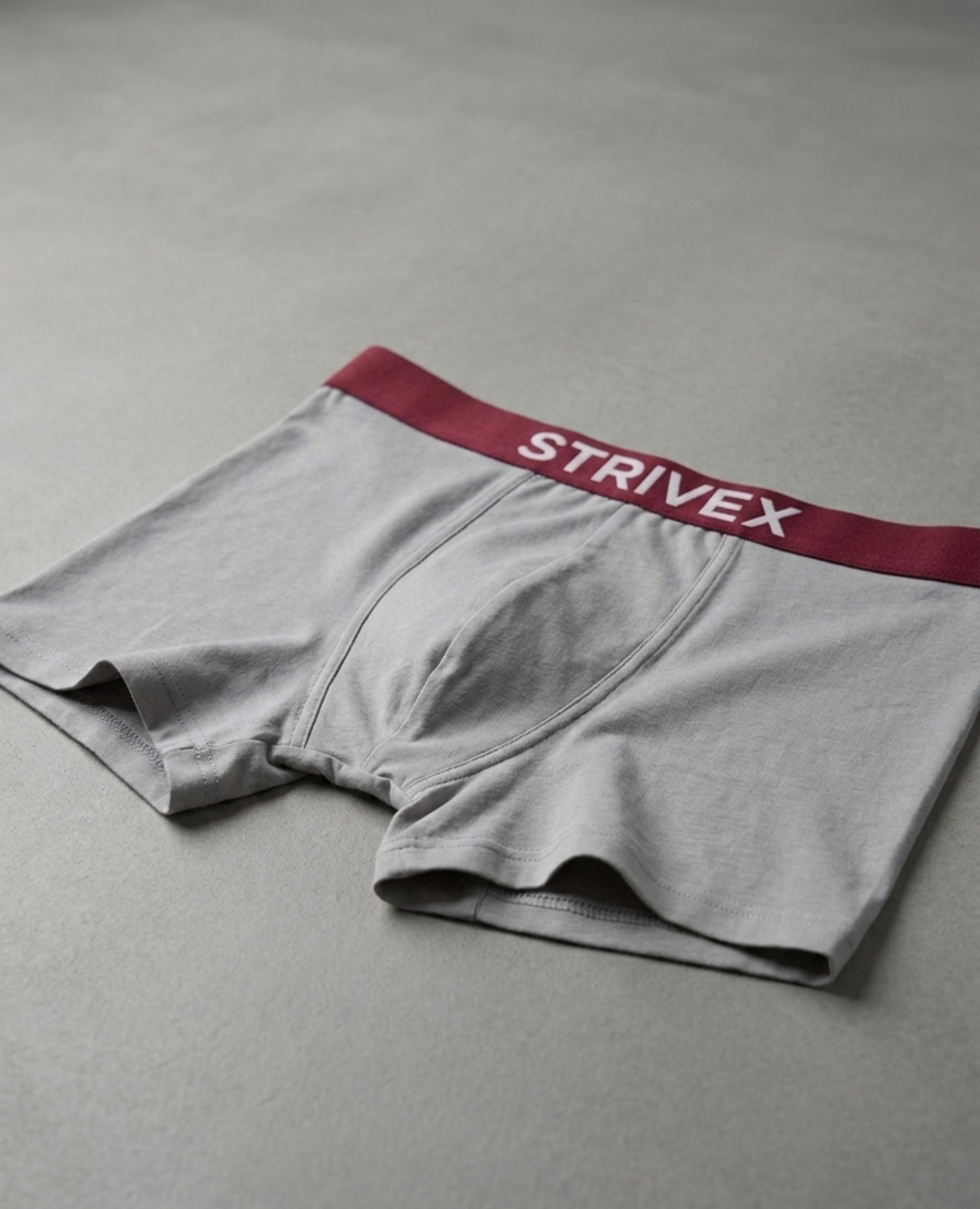 Light grey & red pack of 2 boxer briefs