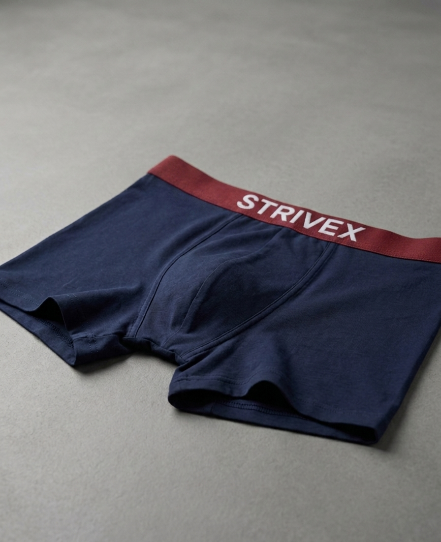 Navy & red pack of 2 boxer brief