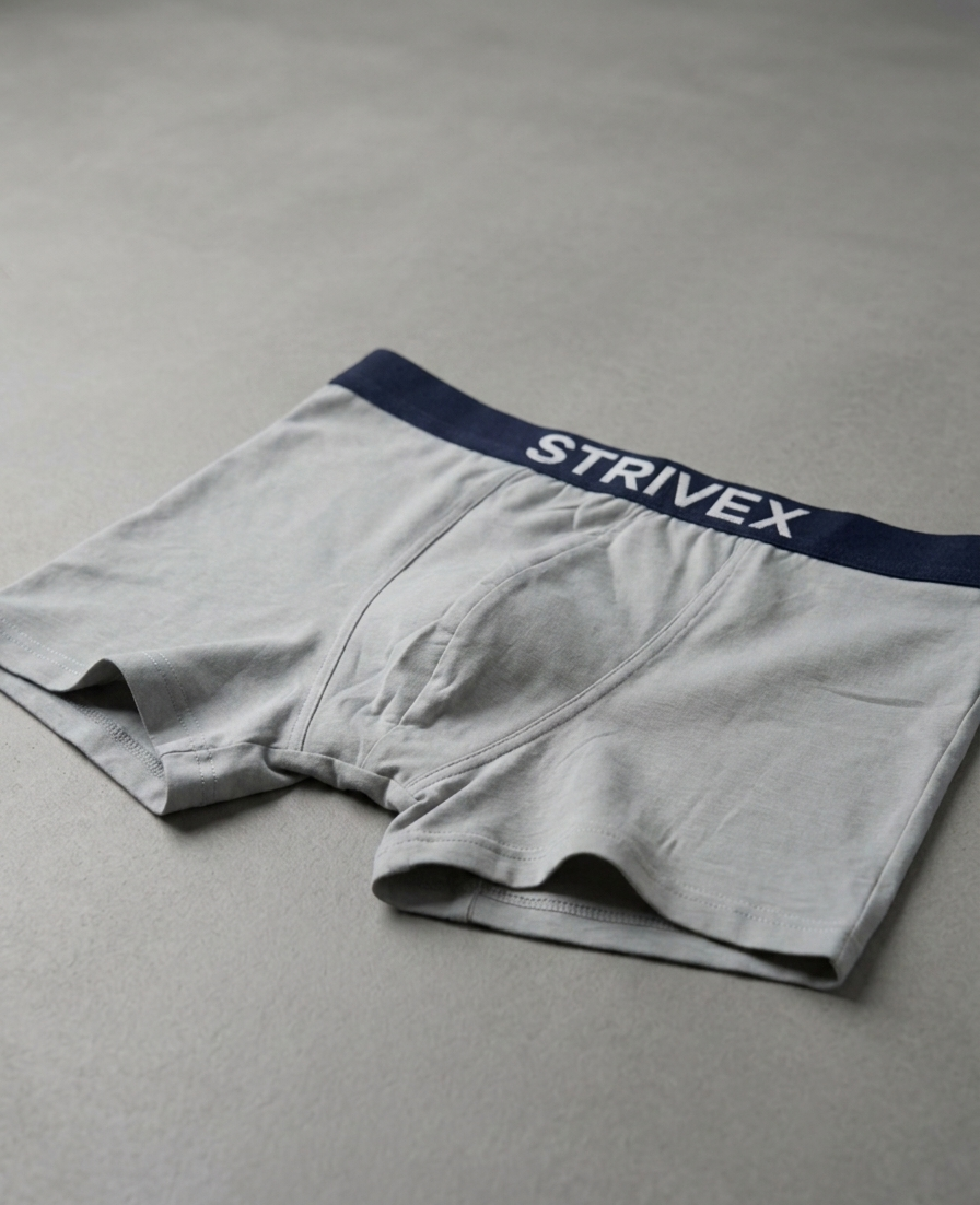 Light grey & black pack of 2 Boxer Briefs