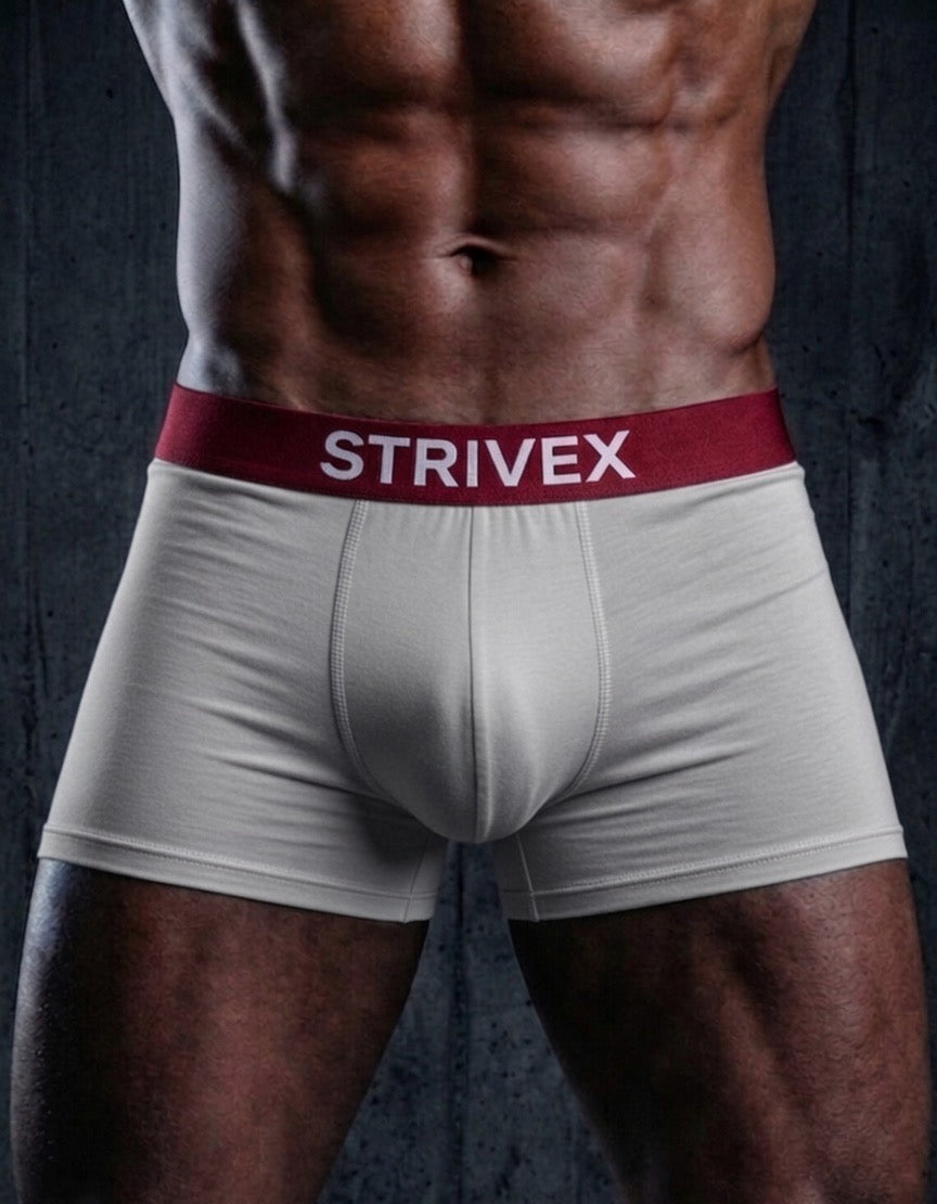 Light grey & red pack of 2 boxer briefs