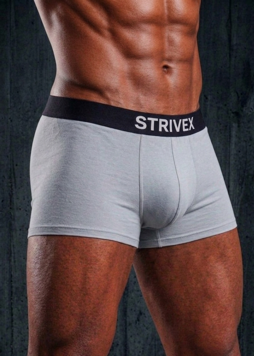 Light grey & black pack of 2 Boxer Briefs