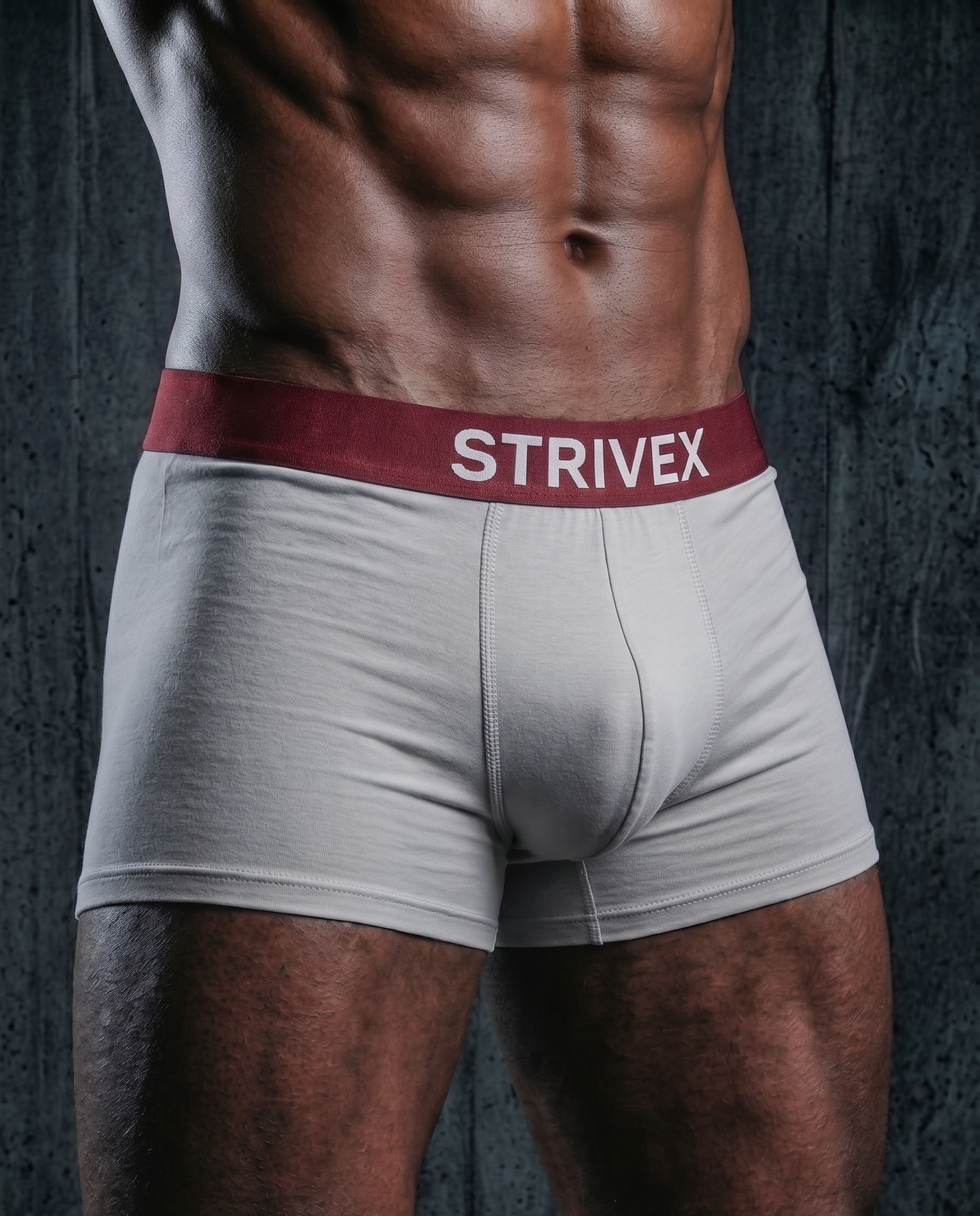 Light grey & red pack of 2 boxer briefs